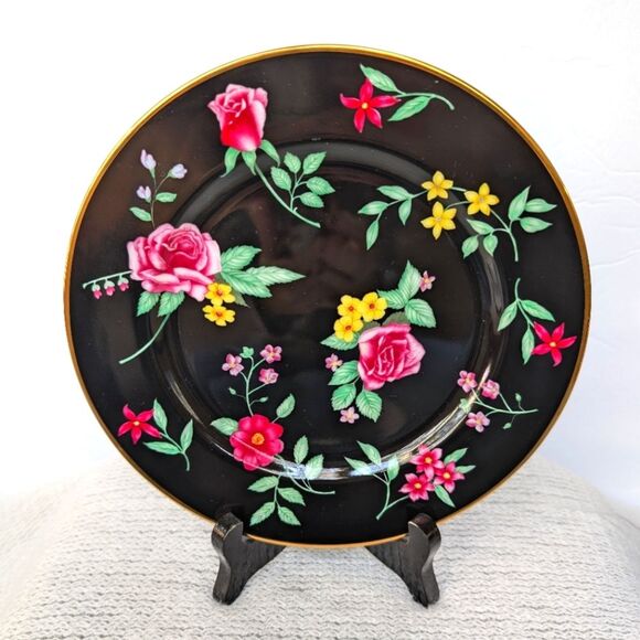 Fitz and Floyd Amboise Salad Plates Set of 4 - Picture 1 of 9